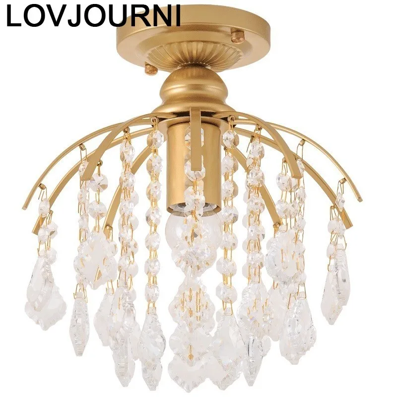 Потолочный светильник для гостиной дома потолочный Lustre Crystal Plafonnier Luminaria De Teto Lampara