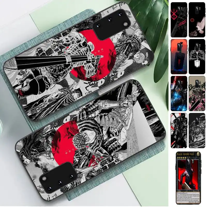 

TOPLBPCS Anime Berserk Guts Phone Case for Samsung S10 21 20 9 8 plus lite S20 UlTRA 7edge
