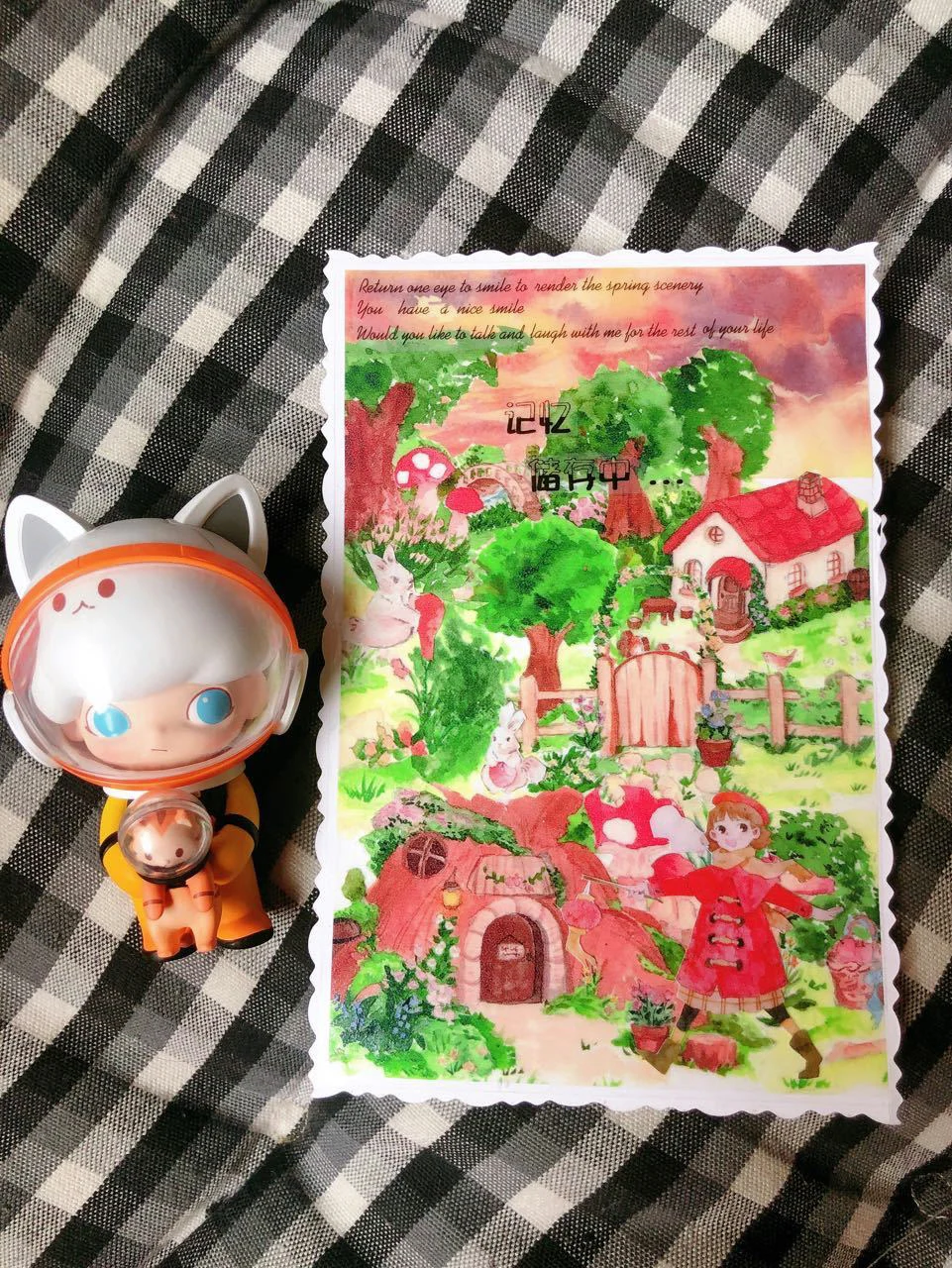 

2 Meter Roll Fairy Kingdom Society Masking Tape Cartoon Forest Special Oil Collage Decoration