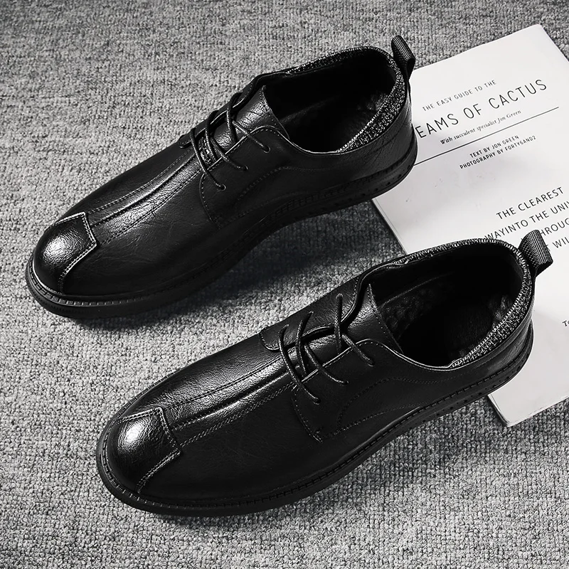 

sapatenismasculino para men's hombre sneakers autumn 2020 size cuero de shoes mannen schoenen moccasins office man male