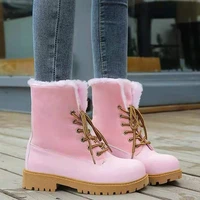 snow boots women keep warm womens boots lace up shoes woman soft fashion boots female botas mujer winter ladies shoes plus size