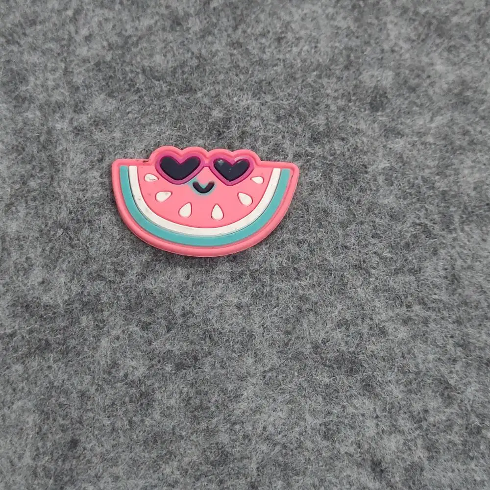 

1pc Lovely Moon Rainbow Cherry Shoe Decoration PVC Shoe Charms For Adults ChildDIY Decorate Cute Big Size Accessories