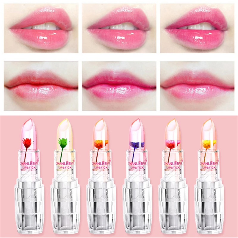 Новинка увлажнитель длительного действия прозрачная Цветочная помада косметика