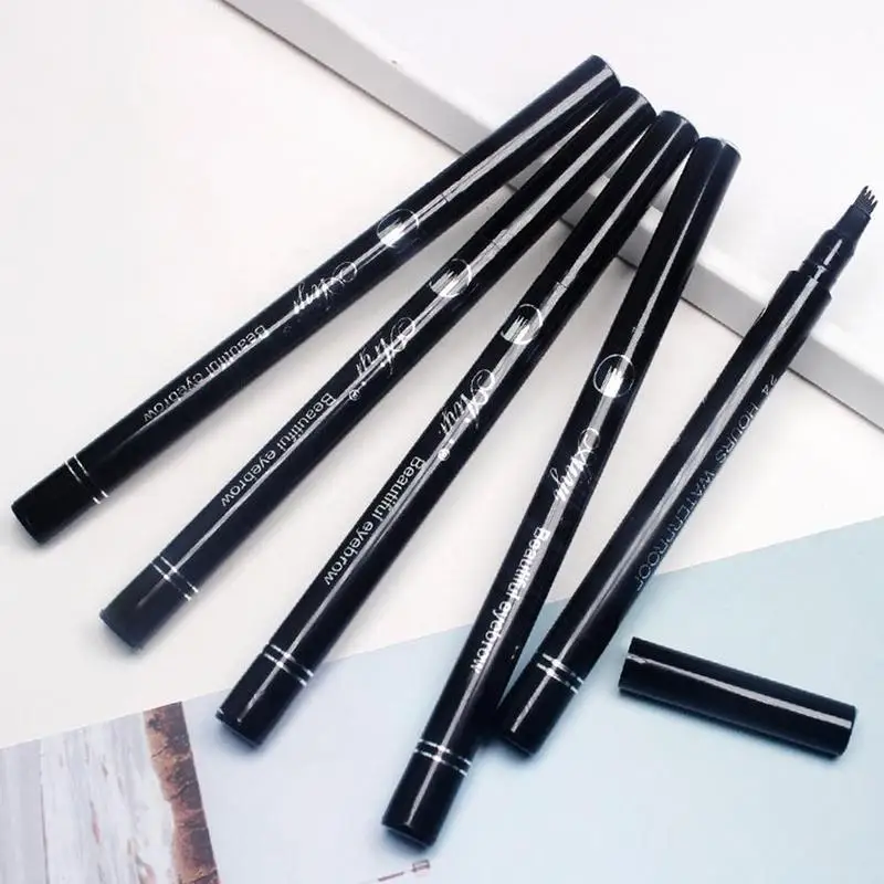 

Eyebrow pencil four-pronged eyebrow shade Soap for eyebrows Shadows eyebrow brush imagic Eyebrow stamp wax cosmetics Waterproof