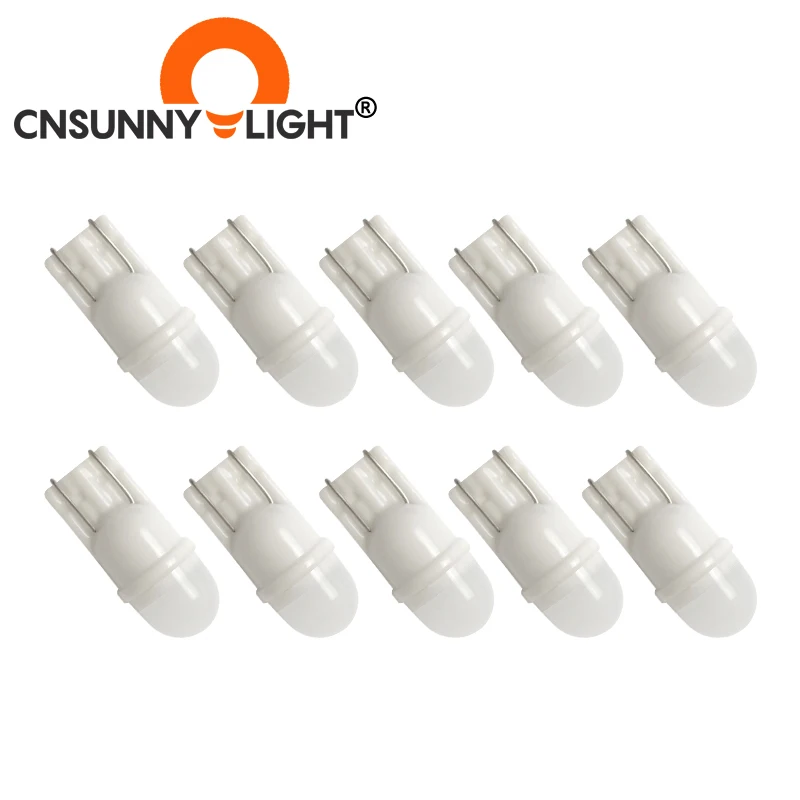 Светильник CNSUNNY 10 шт. Canbus T10 W5W 168 194 SMD светодиодный для автомобиля клиновидная
