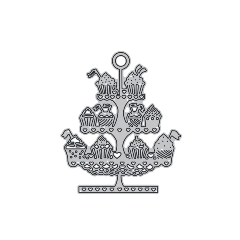 GG0862 штампы для вырезания десертов кексов скрапбукинга тиснения металлические