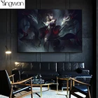 Алмазная 5D картина сделай сам, фантазия, ведьма, сексуальная Evelynn HD, полная смола, искусственная вышивка, 3D картина, стразы, домашний декор