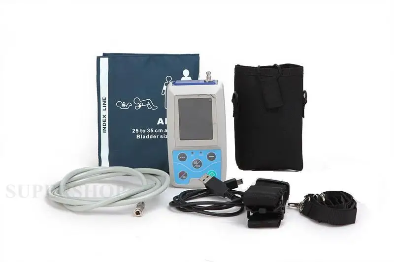 

CONTEC ABPM50 +Software +adult cuff CONTEC 24 hours Ambulatory Blood Pressure Monitor ,NIBP