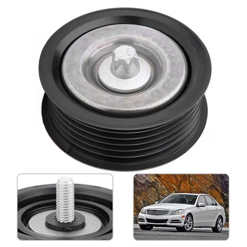 Ремень натяжной ролик Pulley 2722021019 для Mercedes Benz C230 C320 E320 E500 S430 M272 M273|Ремни шкивы и