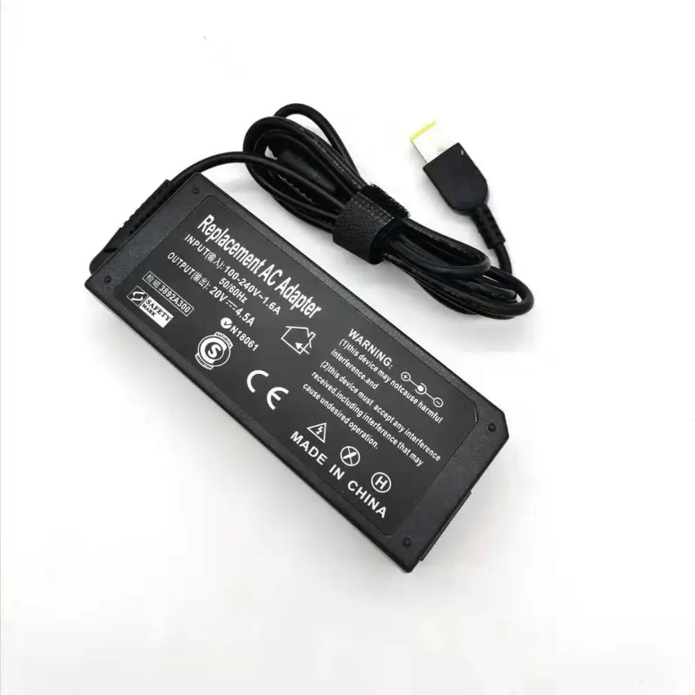 20 в 4.5A 90 Вт адаптер переменного тока для lenovo IdeaPad U530 Z50-70 Z50-75 Z510 Z710 G700 адаптер переменного тока зарядное устройство