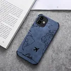 Чехол для телефона с именем под заказ для iPhone 13 Pro Max 11 12 Mini 8 Plus Se 2020, роскошный кожаный чехол для Apple iPhone 13, чехол 7 X XS XR