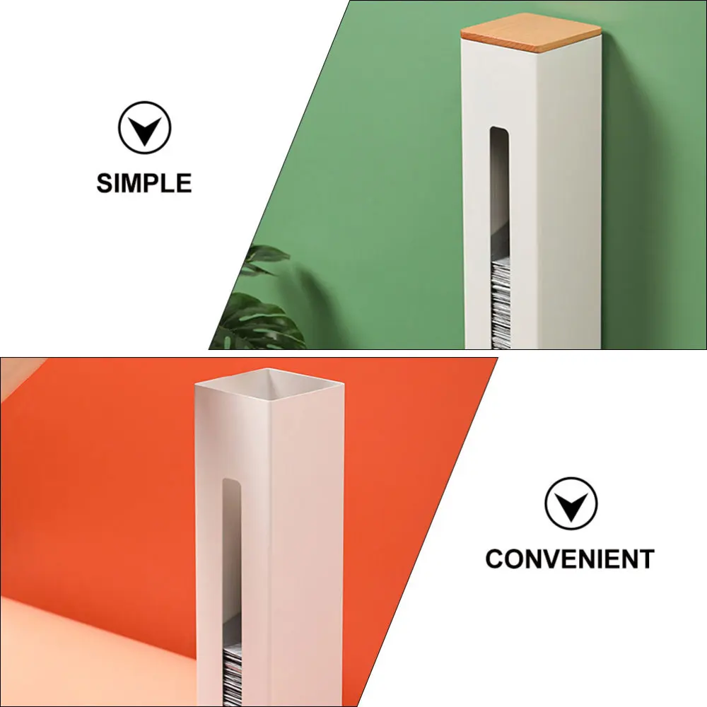 

1Pc Multi-function Hanging Rack Bag Holder Fridge Side Storage Box White