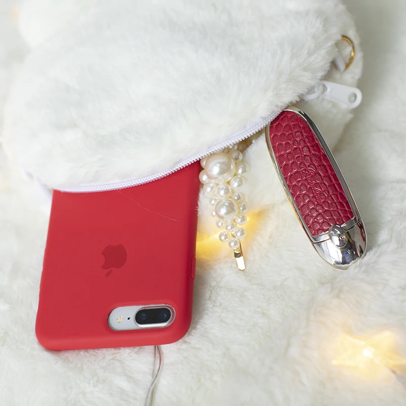 

Lovely Animal PP Imitator Soft Plush Chain Bag