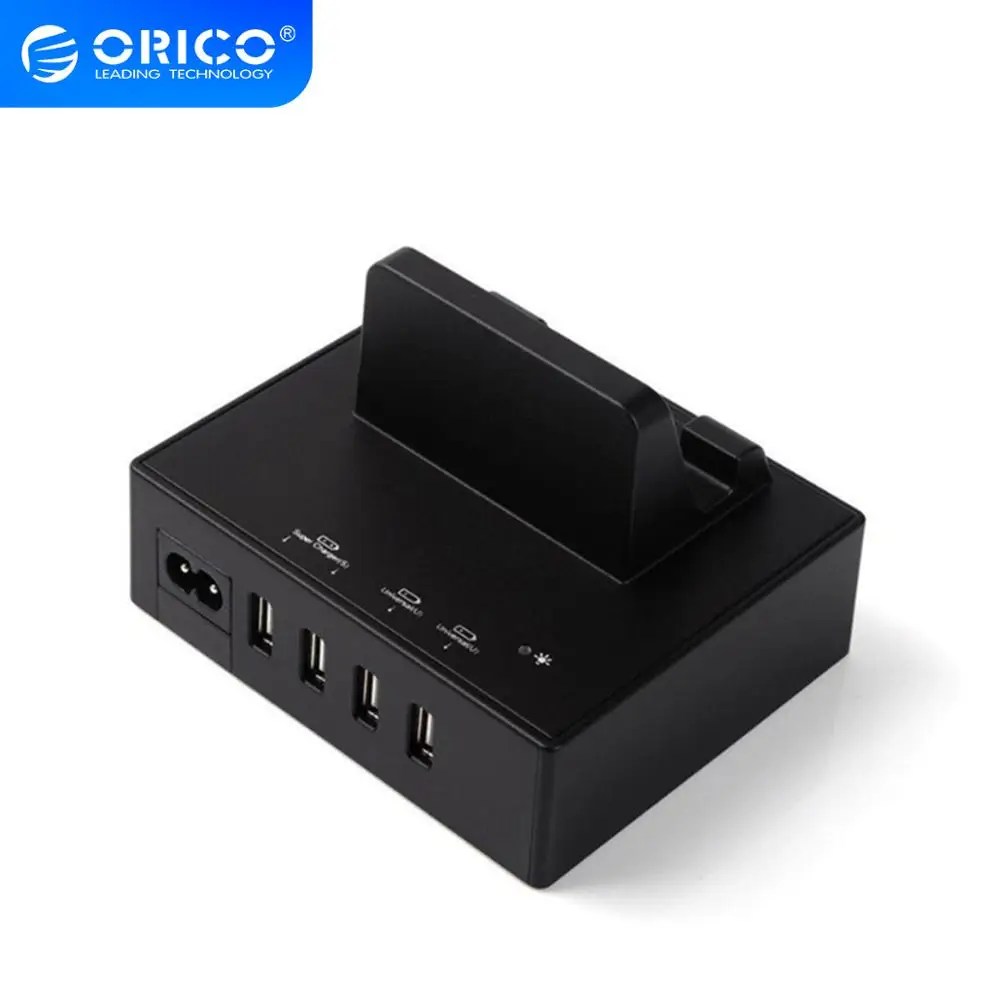 ORICO 4 порта USB зарядное устройство зарядная станция Док для iPhone Samsung Xiaomi Huawei
