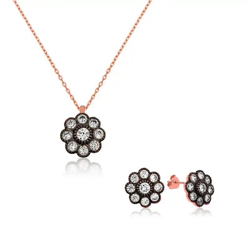 

Silverlina Silver Diamond Montür Daisy Women 'S Set