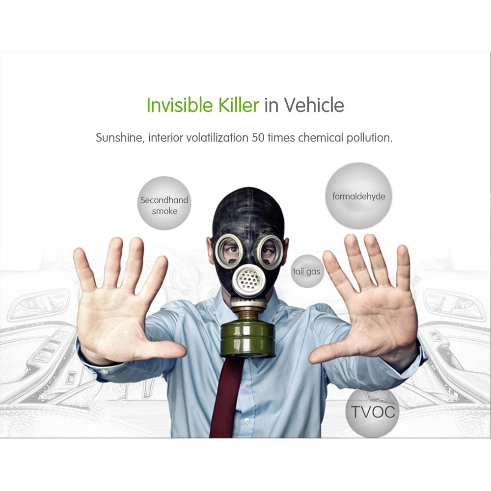 Автомобильный очиститель воздуха 12 В 24 отрицательные ионы воздухоочиститель
