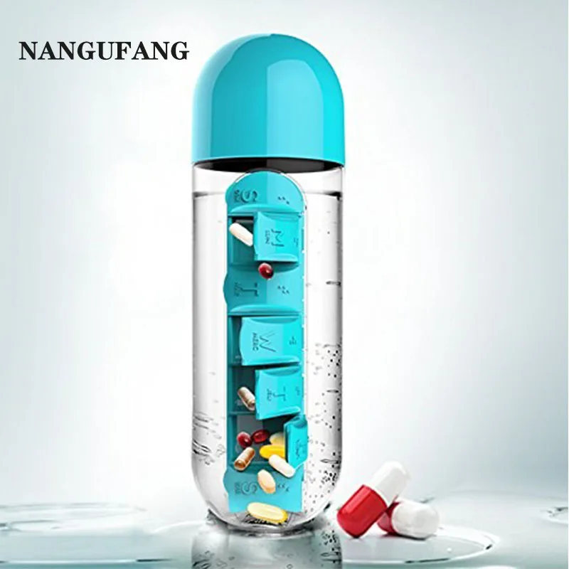 NANGUFANG/коробка для таблеток бутылка воды занятий спортом на открытом воздухе