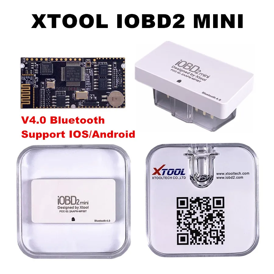 10 шт./упаковка диагностический мини сканер iOBD2 Bluetooth 4 0 для всех протоколов OBDII Android