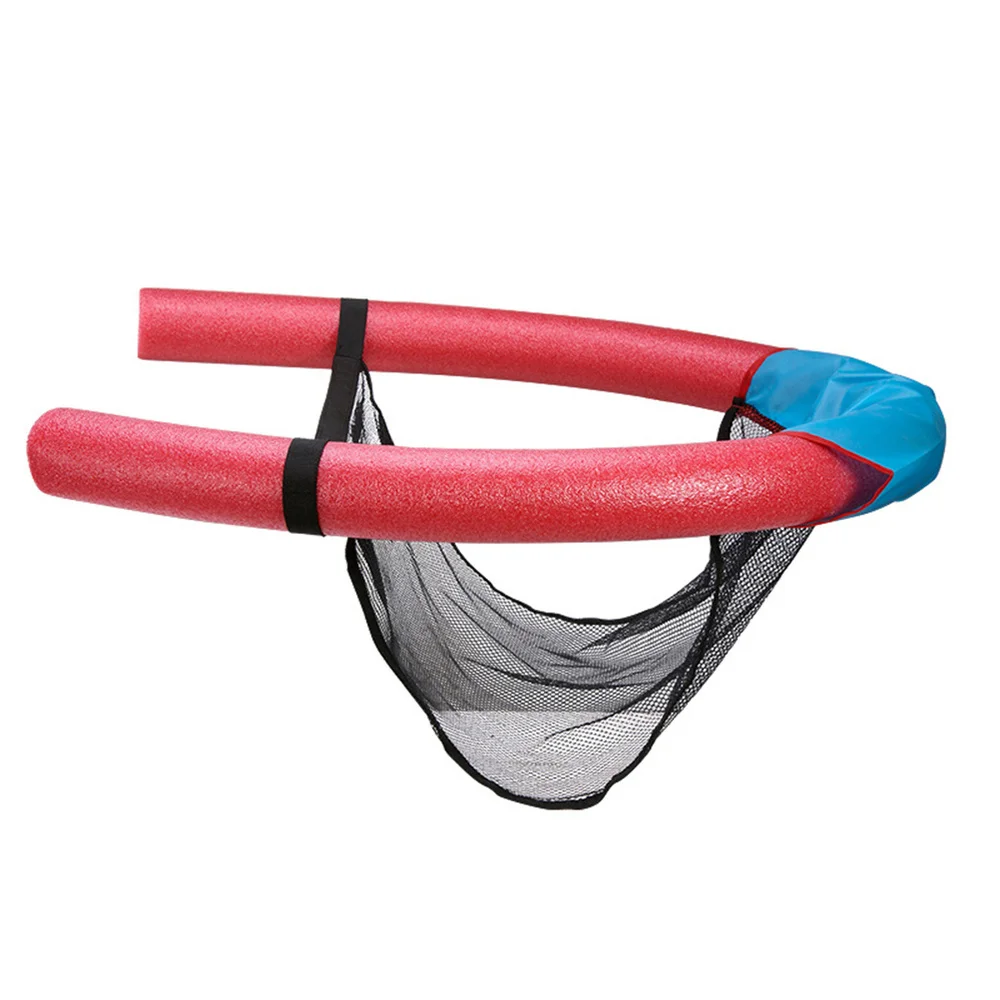 

Floating Chair Swimming Pool Seats Pool Floating Bed Chair Pool Noodle Chair Rod for Children Learning Swimming (Red)