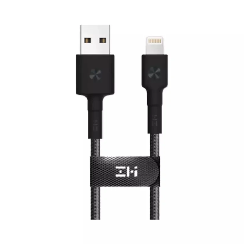 Черный Xiaomi ZMI MFI Сертифицированный для iPhone Lightning-USB кабель зарядное устройство Шнур для передачи данных для iPhone X 8 7 6 Plus Магнитная Зарядка - Цвет: Черный