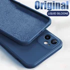 2022 Роскошный чехол из жидкого силикона для iPhone 13 Pro Max 12 mini 11 противоударный X XR XS 7 8 6 6S Plus SE 2020 Мягкий защитный чехол