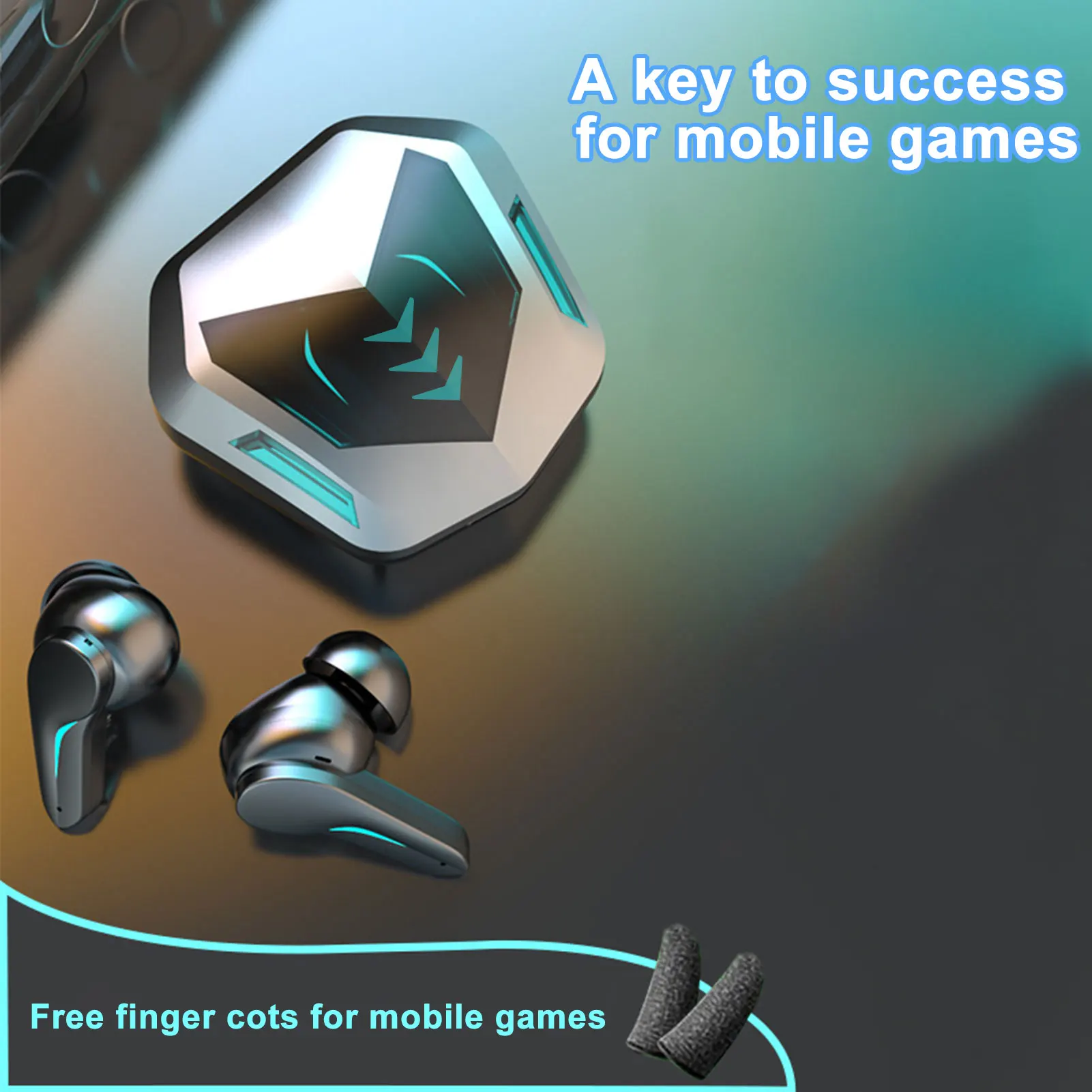 

TWS Bluetooth Earphone Gaming Headsets Stereo Sport Waterproof Wireless Headphone Noise Cancelling Earbuds Gamer With Microphone