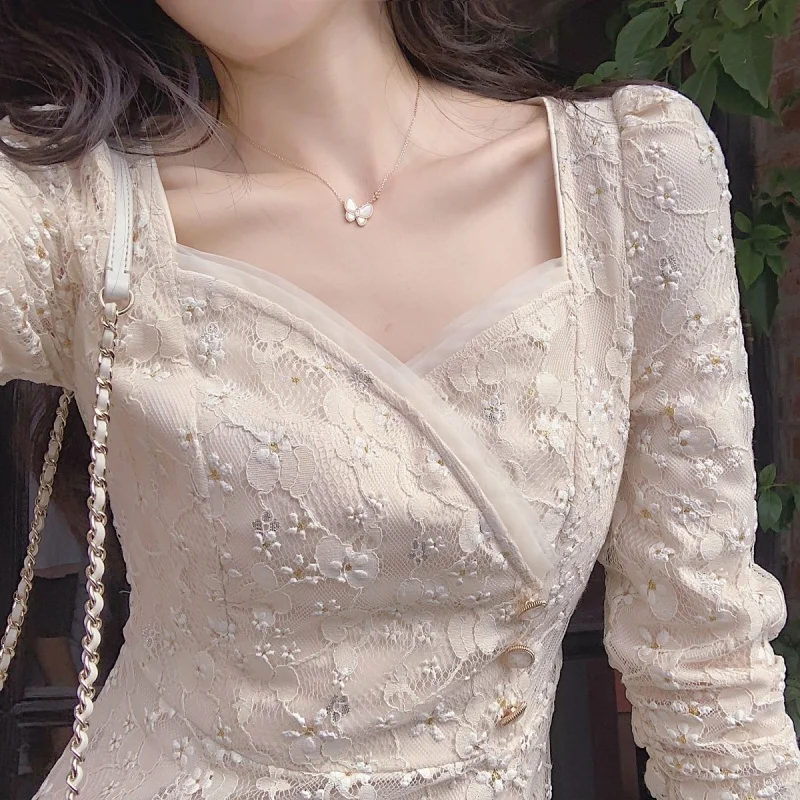 Сказочное винтажное женское вечернее праздничное элегантное платье миди