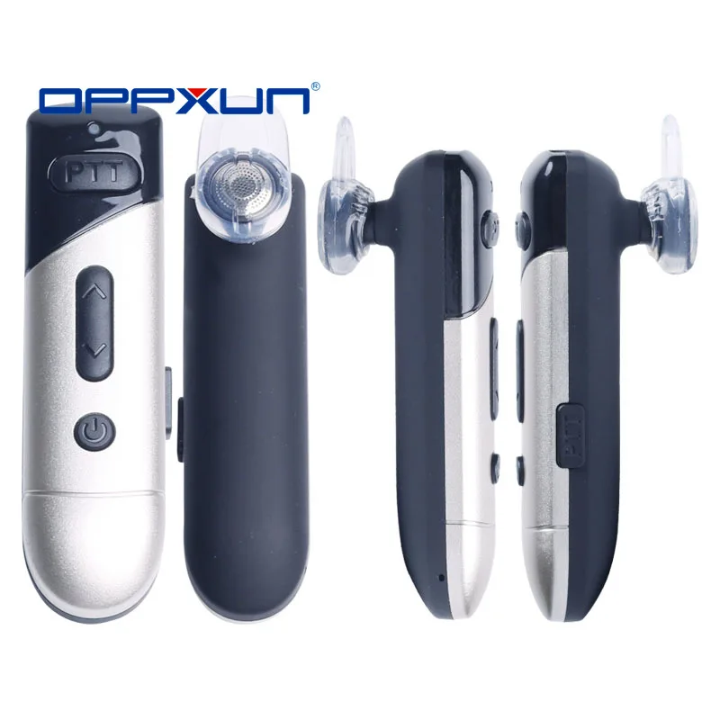 OPPXUN MINI Portable Walkie Talkie A09 Bluetooth headset Handy Headset Ultra small Professional Transceiver Ham Two Way Radio