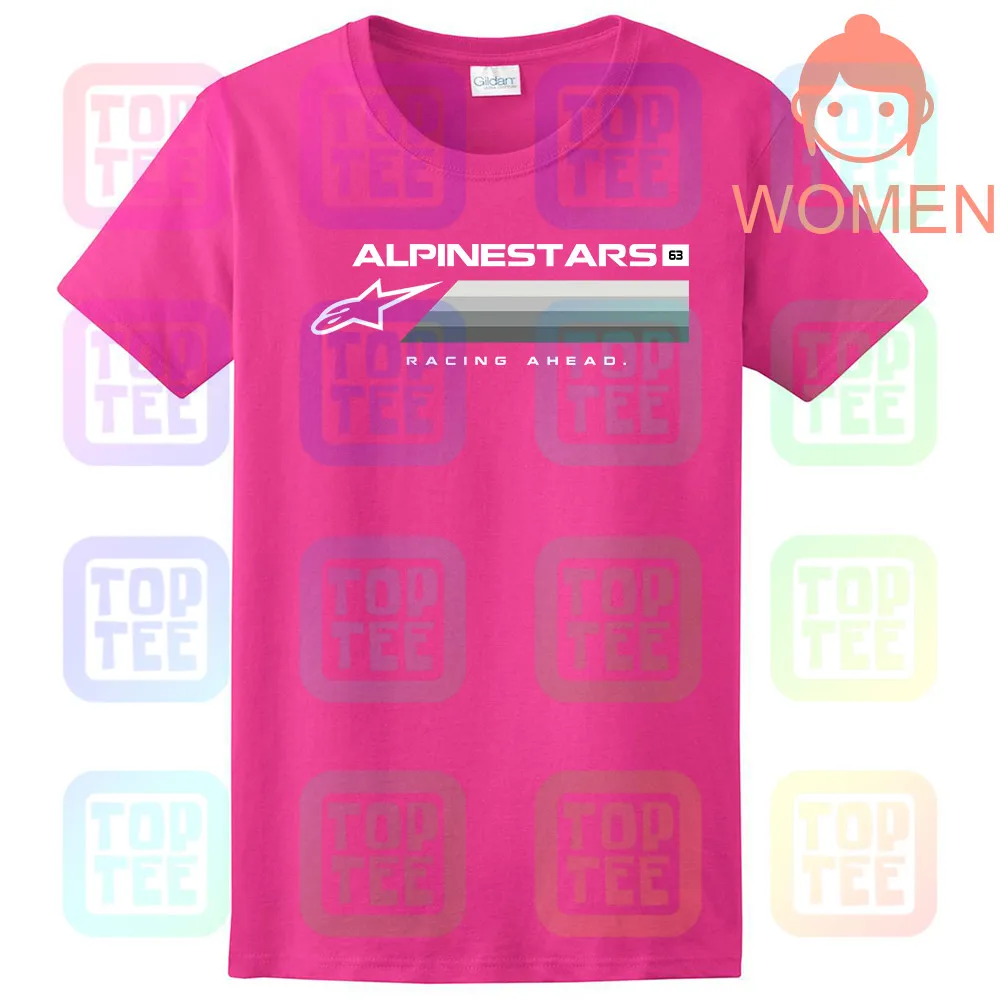 WOMEN-ROSE Alpine Star футболка с коротким рукавом для взрослых, черная, все размеры - Цвет: WOMEN-ROSE