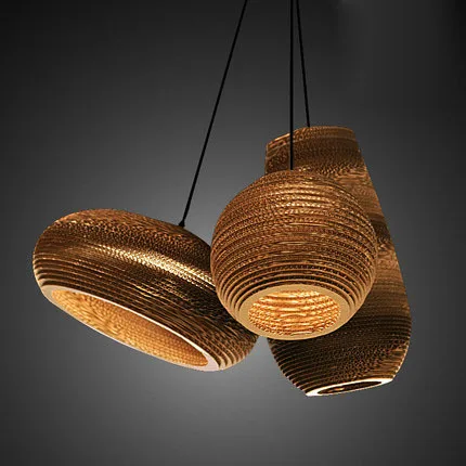 Economici Lampade A Sospensione A Nido D'ape In Carta Loft Vintage Lanterne Di Carta Paralume Per Bar Ristorante Decorazione Lampada A Sospensione Droplight Lampen