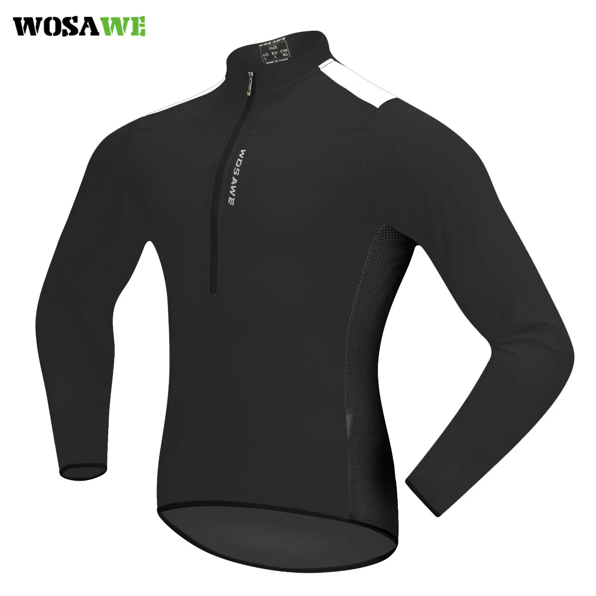 WOSAWE Мужские Светоотражающие майки для велоспорта одежда катания на горных