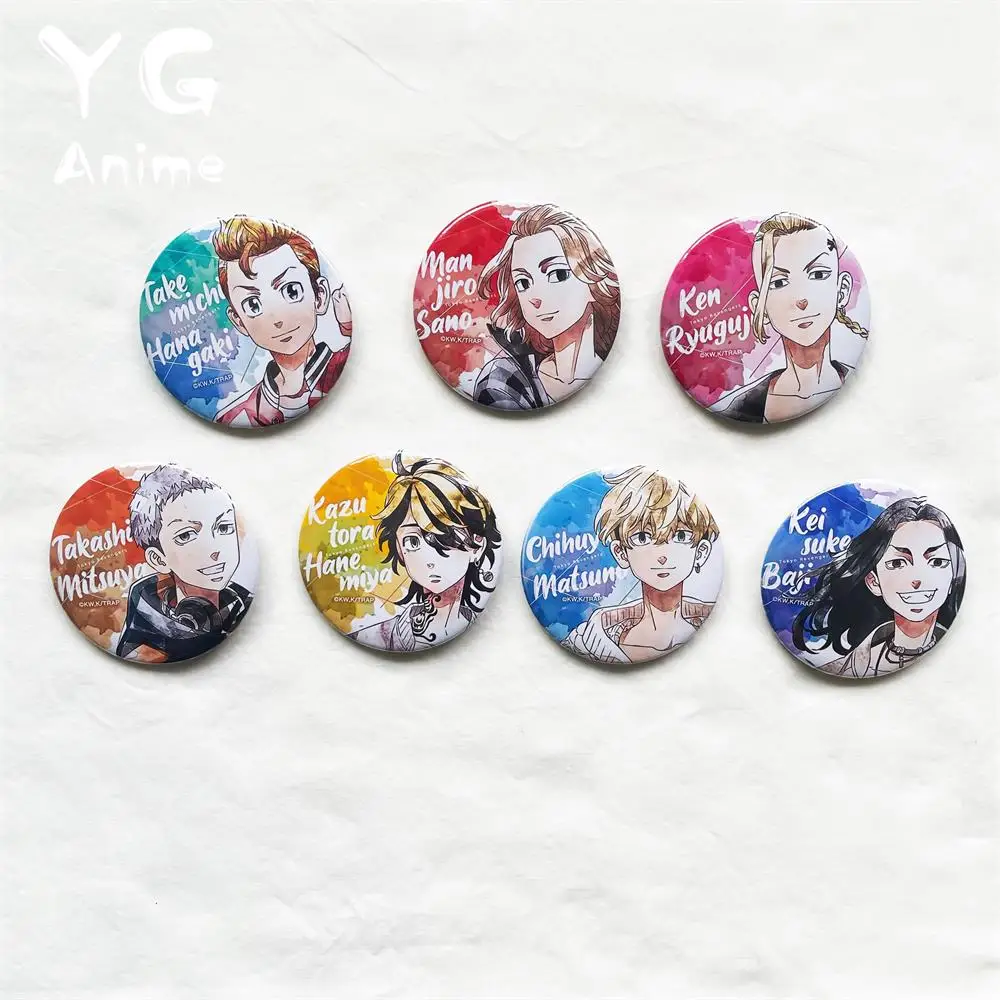 Аниме Токийские Мстители фигурка брелок для ключей со значком одежда нагрудные