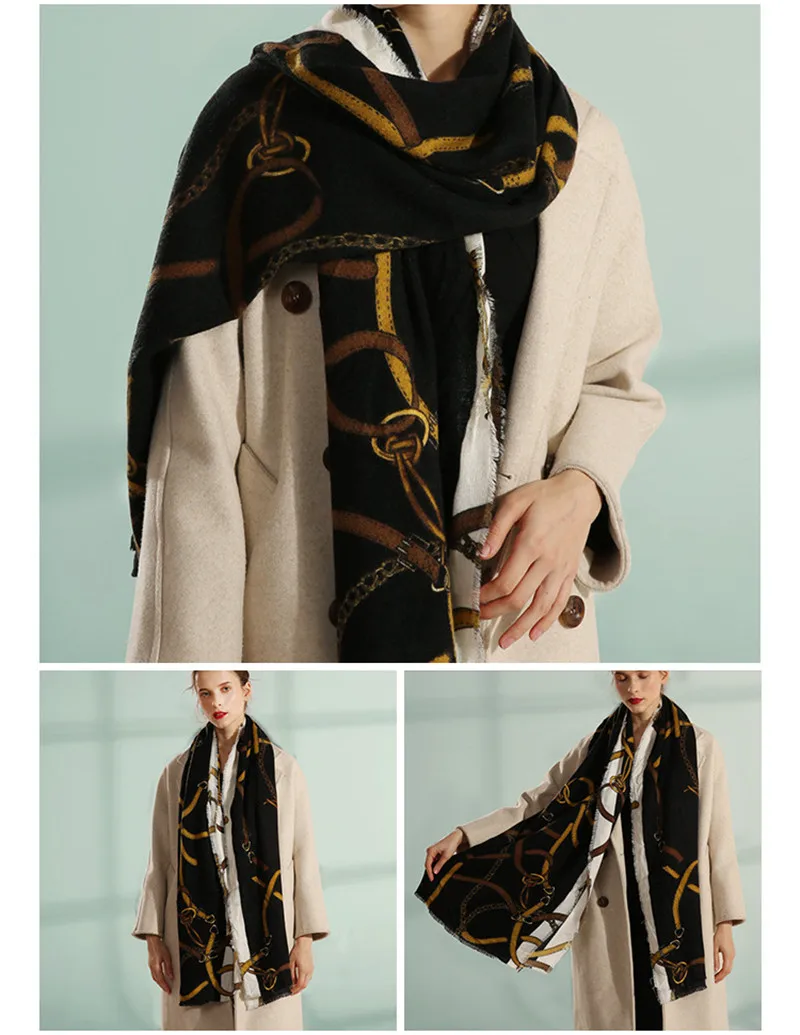 Искусственный кашемировый Леопардовый шарф, тигр, змея, Зебра, животный принт, женские зимние шерстяные шарфы, женские пашмины, зимнее пончо, шаль