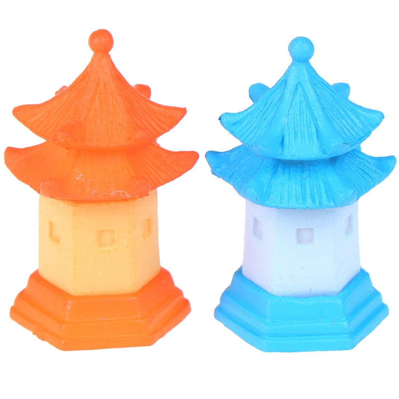 2 шт. DIY башня Сказочный Сад миниатюрные фигурки для украшения дома изделия из