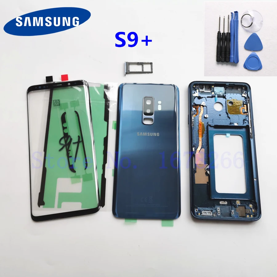 Чехол для SAMSUNG Galaxy S9 Plus G965 G965F G965F/DS с полным корпусом задняя крышка передняя