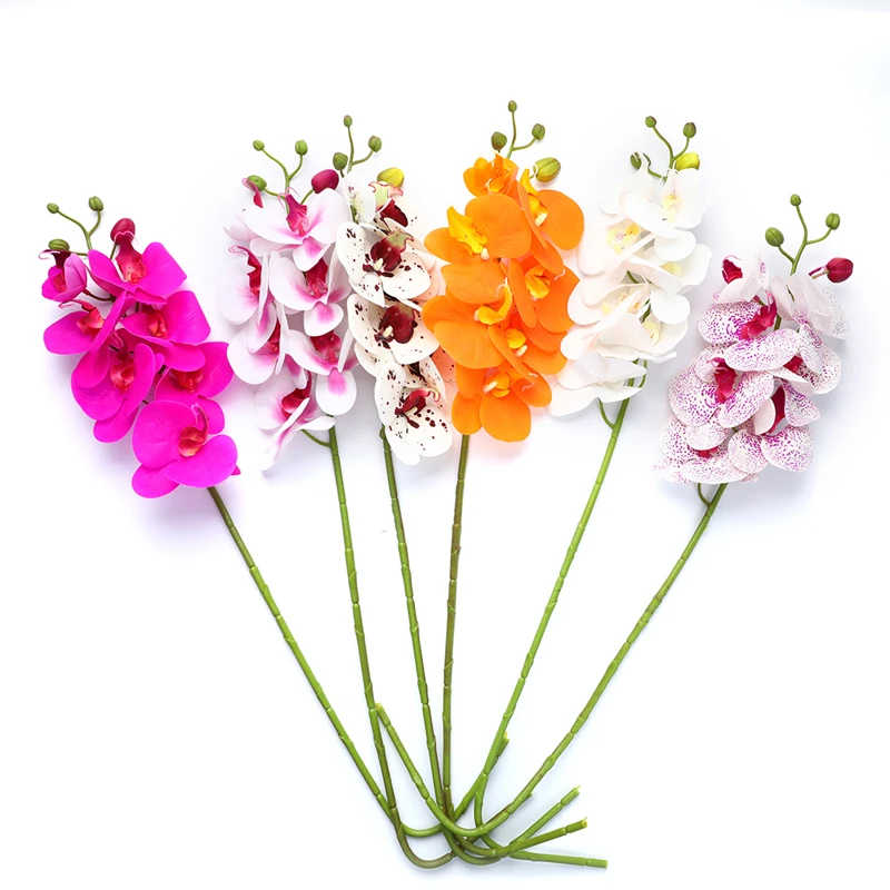 

Artificial Orchid Flower White Butterfly Orchids Fake Flower DIY Decoration