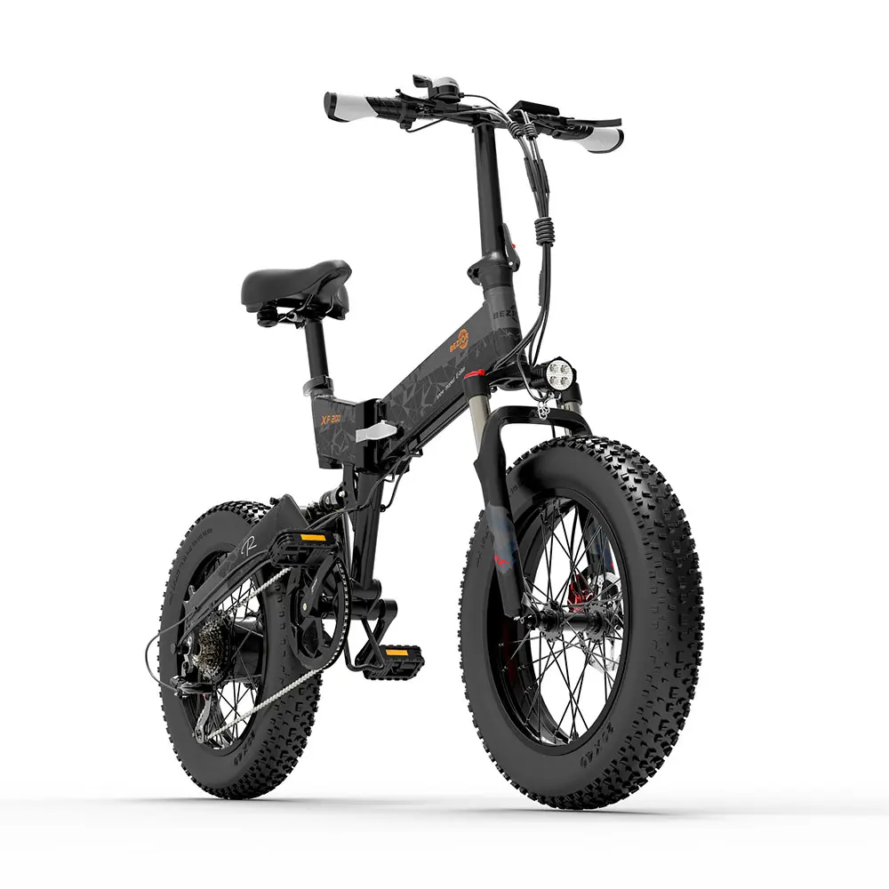 

[UK]BEZIOR XF200 Electric Bicycle 1000W Fat Tire Cycling Folding Smart Electric Bicycle 48V 15AH 40km/h 130KM E-Bike Load E bike