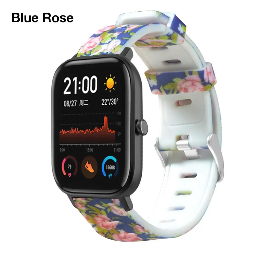 Смарт-часы для Xiaomi Huami Amazfit GTS сменный ремешок для наручных часов браслет ремешок силиконовый браслет ремешок аксессуары - Цвет: 6
