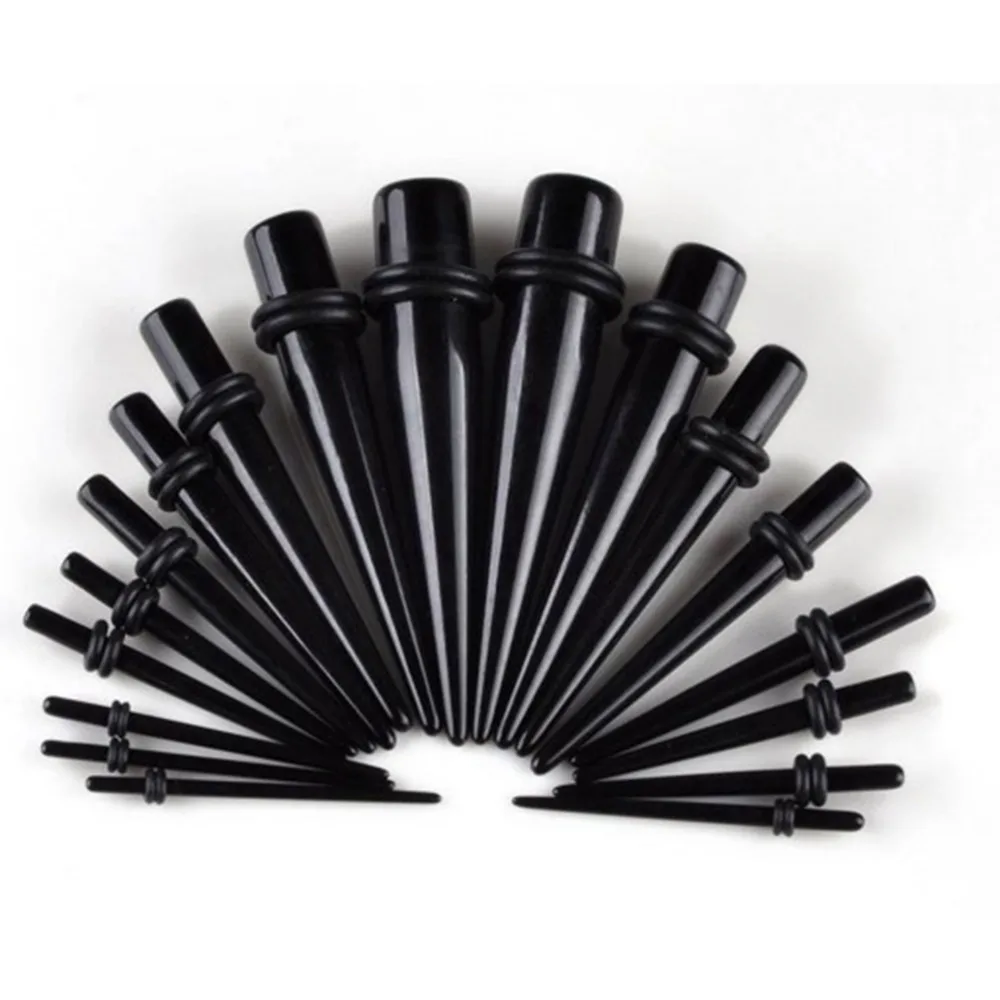 1 пара горячая Распродажа акриловый наконечник для уха конус и пробка