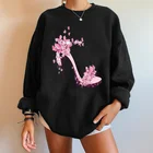 Женские свитера с принтом на высоком каблуке, модные свитера в стиле Харадзюку С Длинным Рукавом и спущенными плечами, уличная одежда, Moletom Feminino