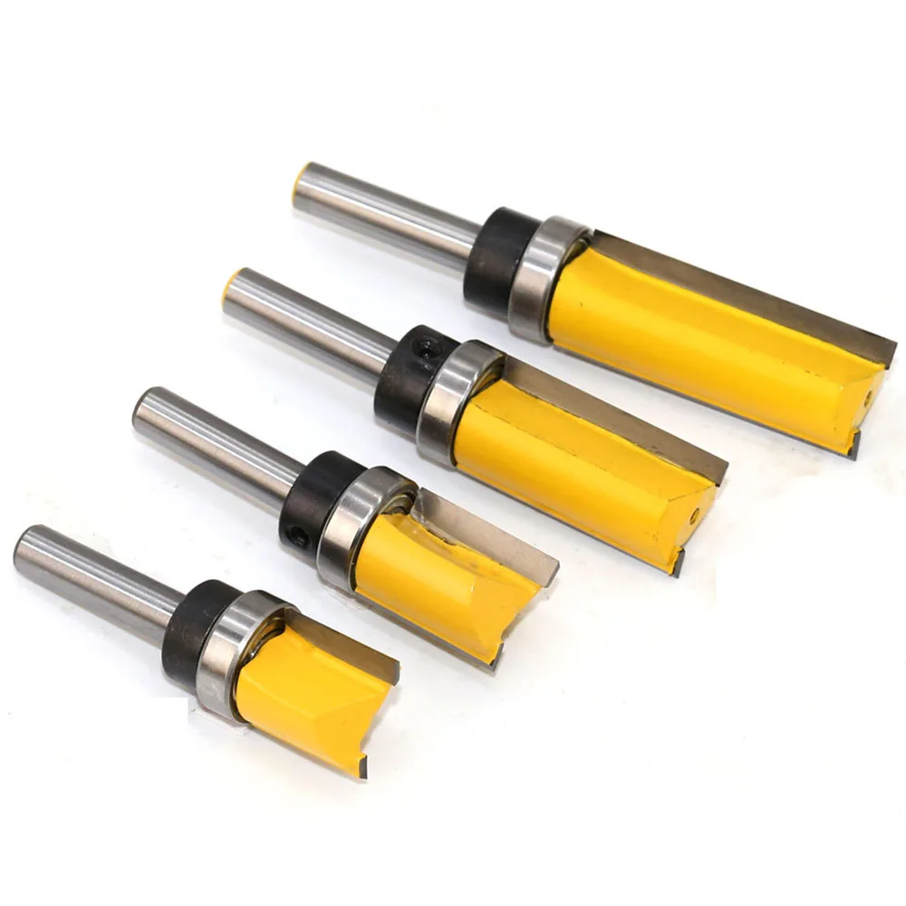 

8mm Shank Template Trim Router Bit Trimmer Milling Tenon Cutter Woodworking Tool New Arrivals