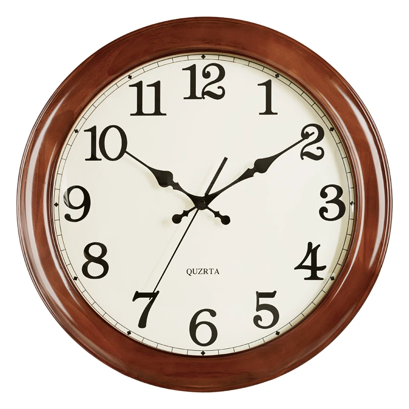 

Nordic Wall Clock Wooden Living Room Modern Clock Mechanism Wall Watches Home Decor Accuracy Mute Quartz Clocks Undefined Gift