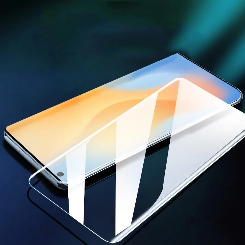 

3D UV Glass UV Liquid Glue Screen Protector For VIVO X60 X50 Pro IQOO5 Pro Full Glue Cover 9H Tempered Glass for VIVO X51 5G