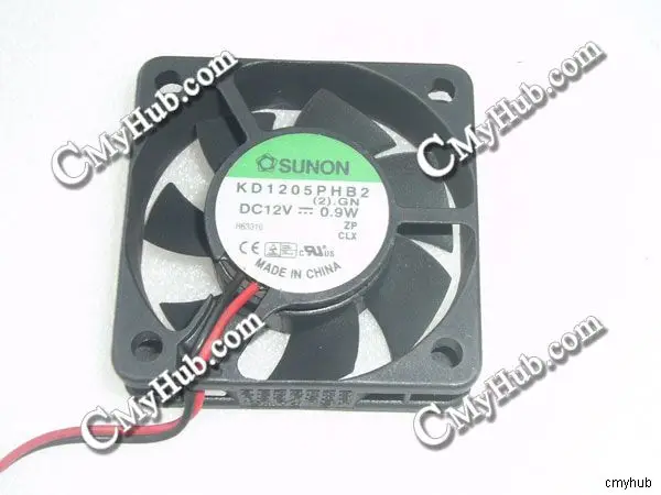 Для SUNON KD1205PHB2 (2). GN DC12V 0 9 W 5015 5 см 50 мм 50x50x15 3pin Вентилятор охлаждения | Компьютеры и