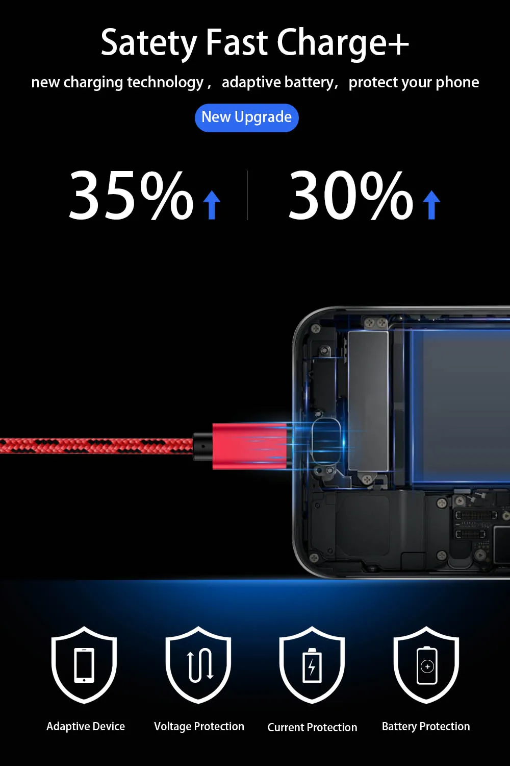 MUSTTRUE 3A C кабель usb type C кабель для huawei P20 Lite samsung S9 шнур для быстрой зарядки и передачи данных tipo c провод c type адаптер usb-c 1 м