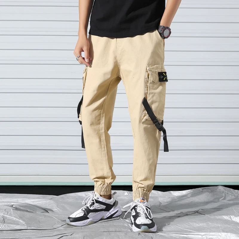 

Pants Men Hip Hop Ankle-length Loose Casual Mens Korean Style New Trendy Males Hot Sale Trousers Harajuku Comfortable Pockets