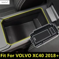 car central control armrest storage box container holder cover trim for volvo xc40 2018 2022 auto plastic interior accessories