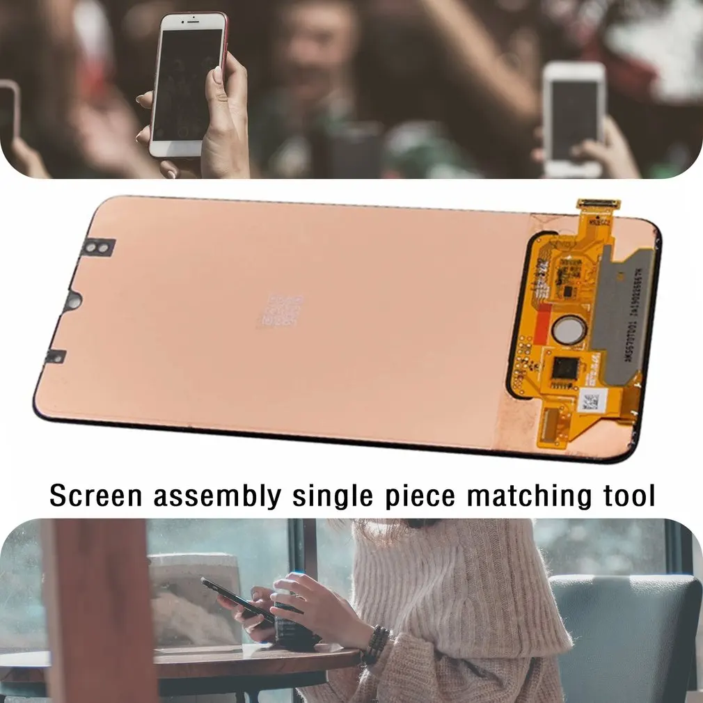 

LCD Display Screen Touch Screen With Frame Digitizer Repair Assembly With Tool Set Suitable For Samsung A705