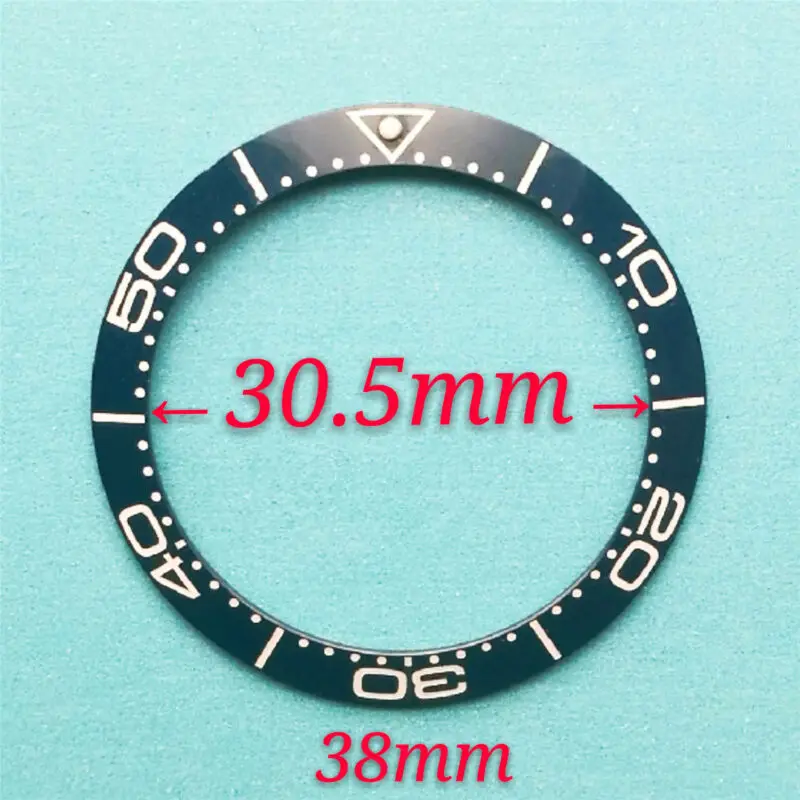 

38mm black Ceramic Bezel Inset Fit for 40mm-41mm Submariner Watch