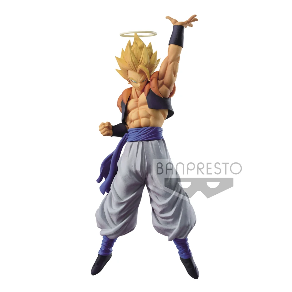 LC Gogeta Tronzo Оригинальные фигурки Dragon Ball Banpresto Broly Goku Vegeta Gogeta Zamasu ПВХ Фигурки игрушки Супер Saiyan Фигурки игрушки - Цвет: LC Gogeta